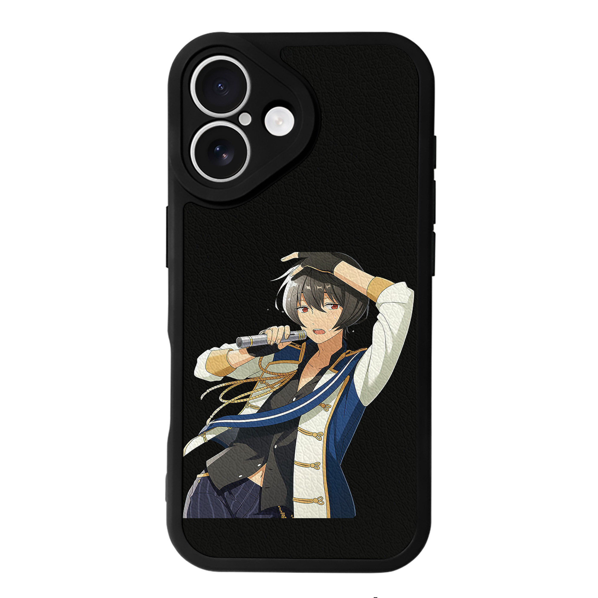 （画像用） あんさんぶるスターズ! Ensemble Stars 【iPhone 16シリーズ対応】シリコンスマホケース（レザー調） 材質：シリコン